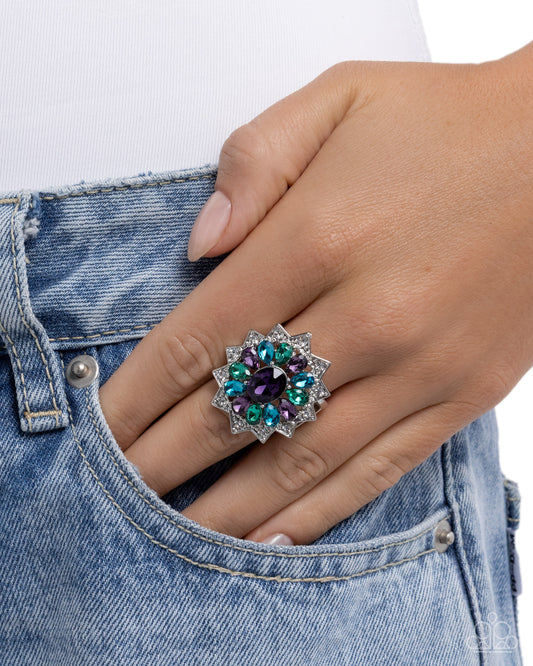 Pointed Prowess - purple - Paparazzi ring