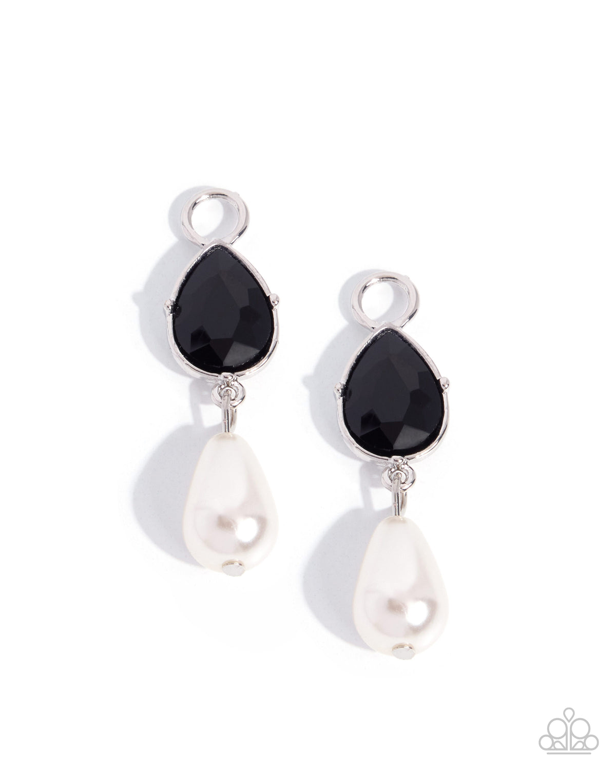 Poised Persuasion - black - Paparazzi earring charms