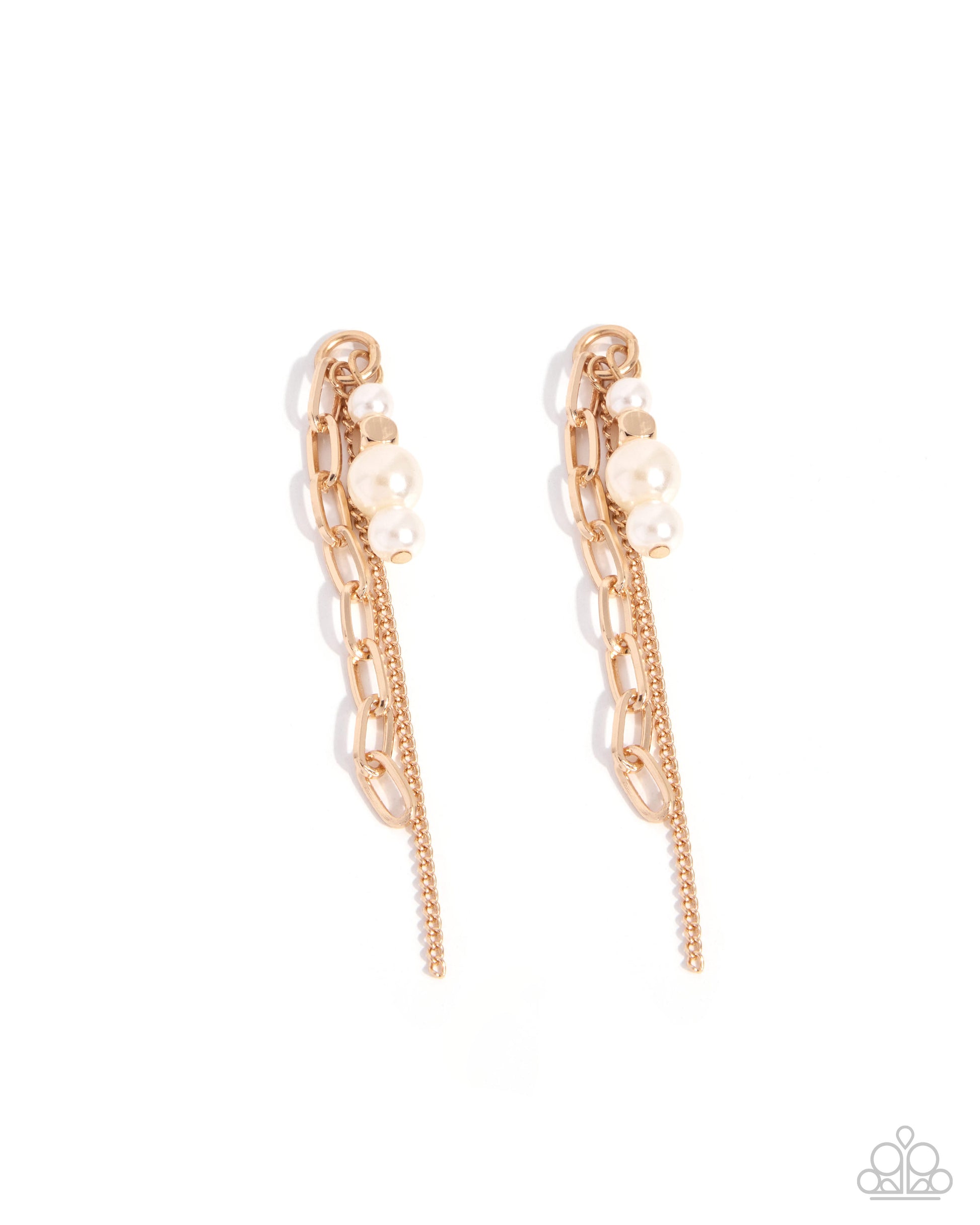 Poised Play - gold - Paparazzi earring charm