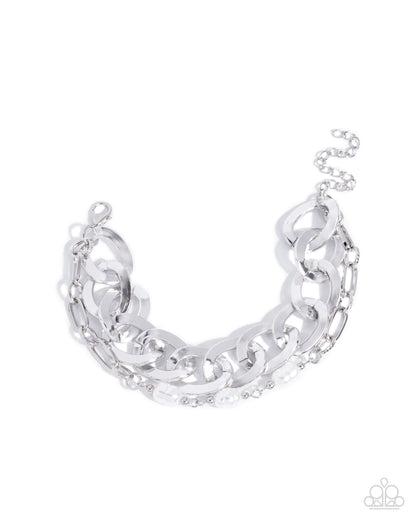 Poised Potential - white - Paparazzi bracelet