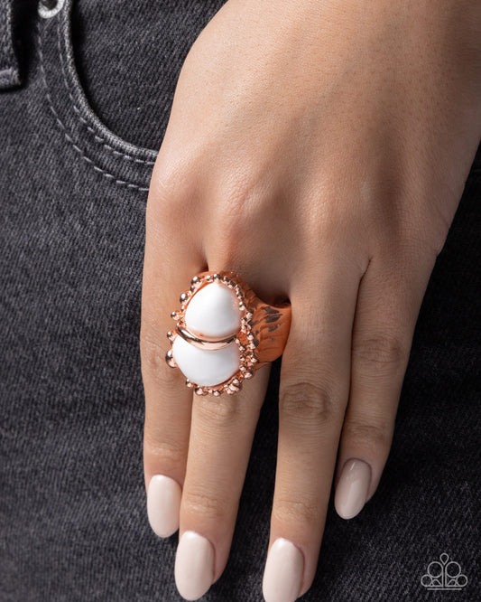 Poised Profession - copper - Paparazzi ring