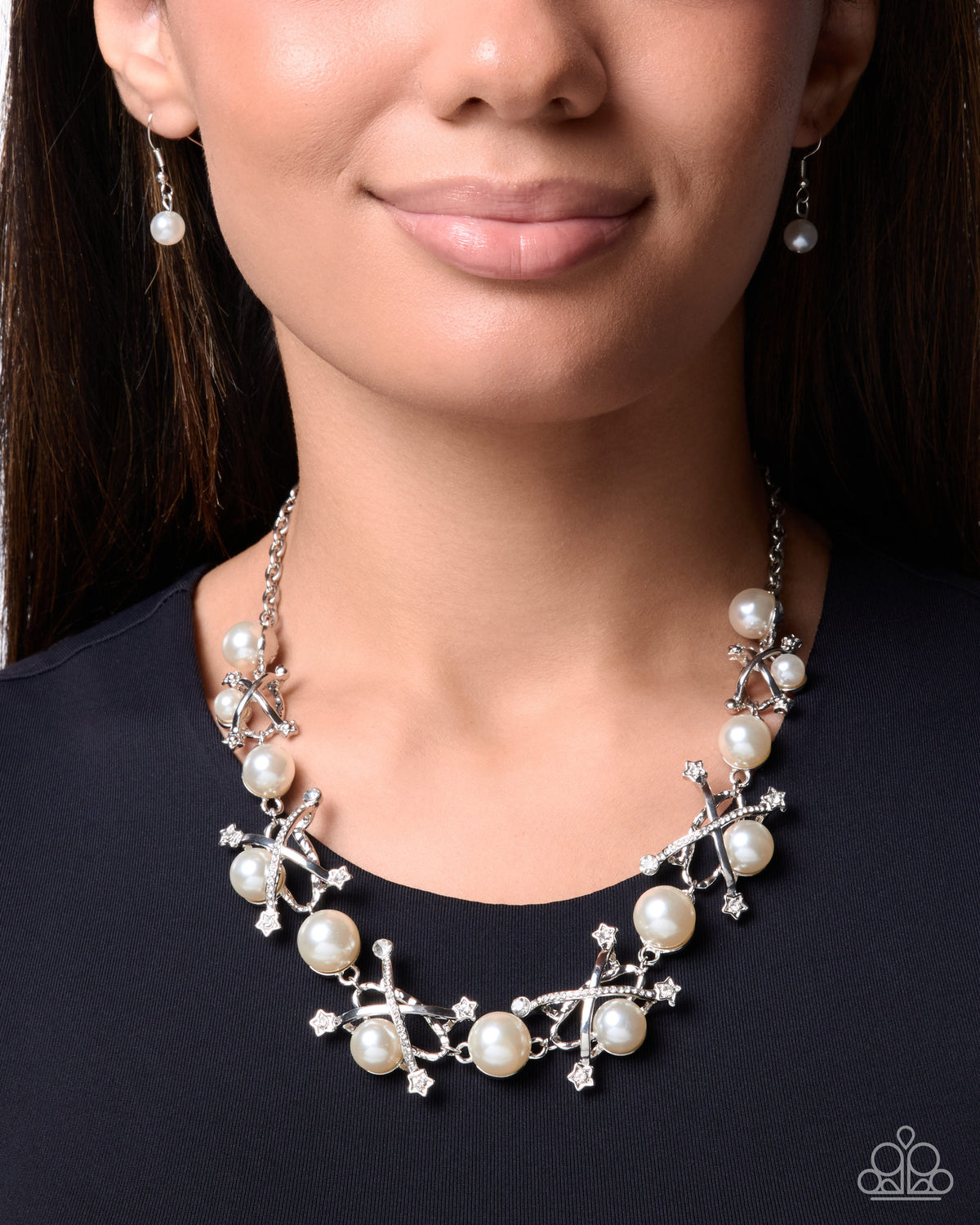 Poised Promenade - white - Paparazzi necklace