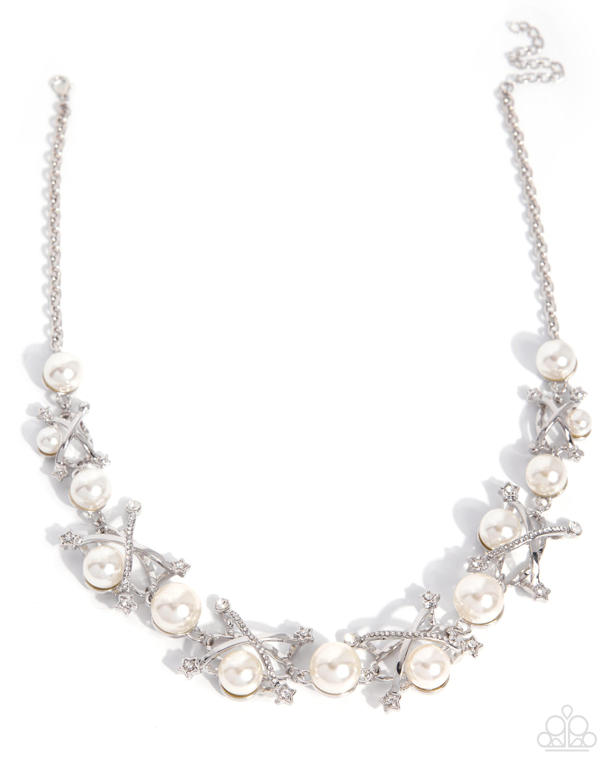 Poised Promenade - white - Paparazzi necklace
