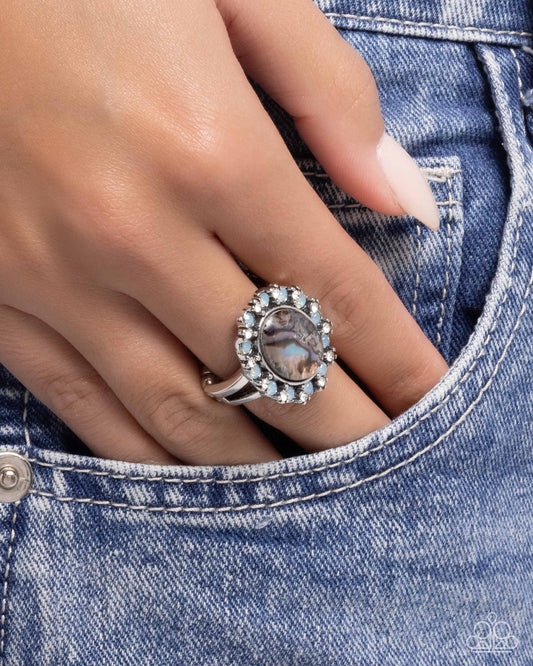 Poised and Perfect - blue - Paparazzi ring