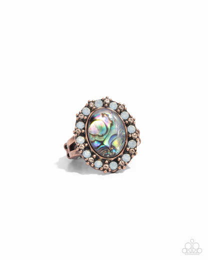 Poised and Perfect - copper - Paparazzi ring