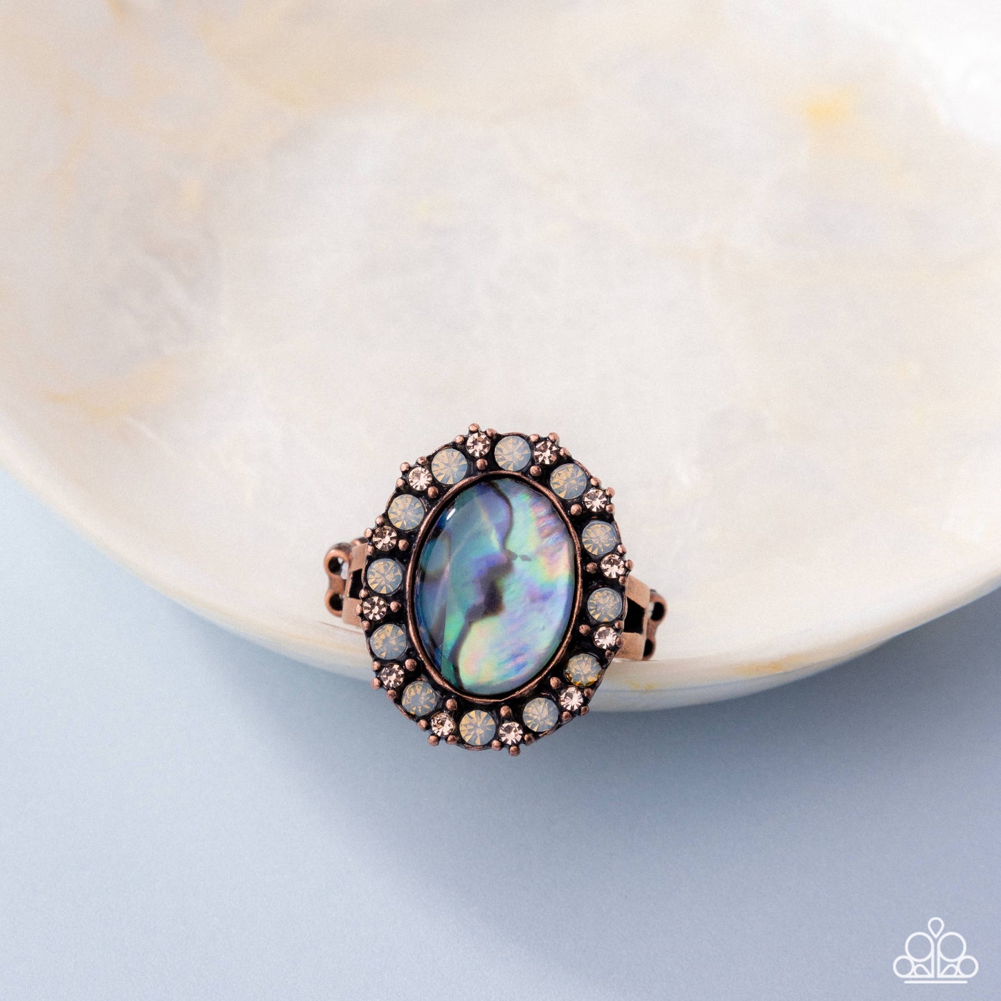 Poised and Perfect - copper - Paparazzi ring