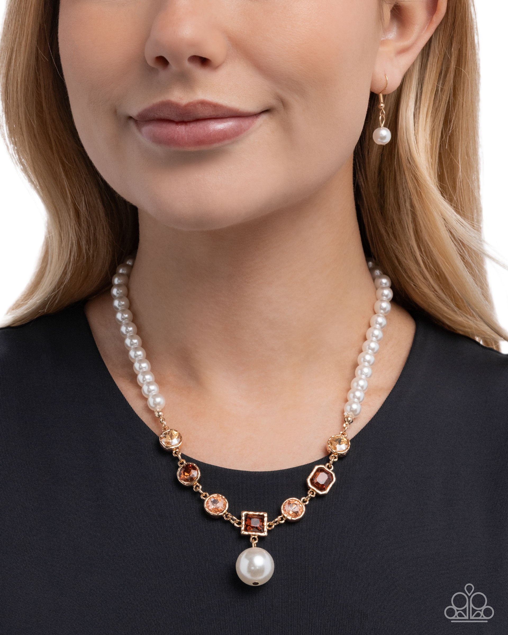 Polished Palace - brown - Paparazzi necklace