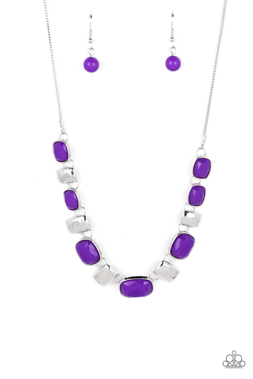 Polished Parade - purple - Paparazzi necklace