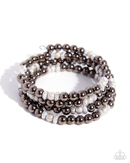 Polished Party - black - Paparazzi bracelet