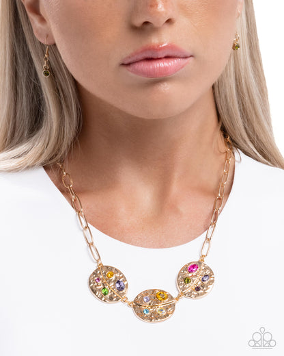 Polished Past - multi - Paparazzi necklace