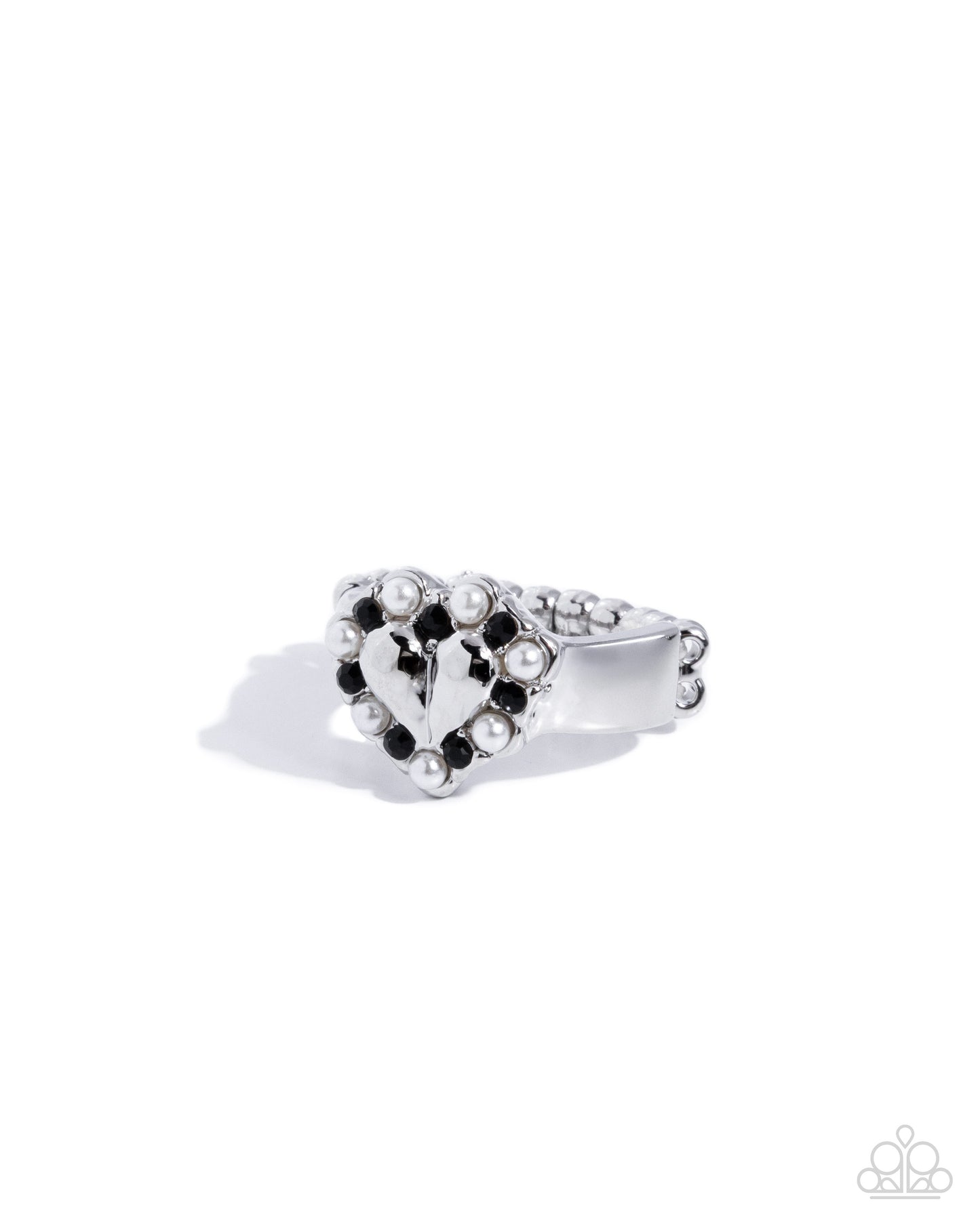 Polished Patron - black - Paparazzi ring