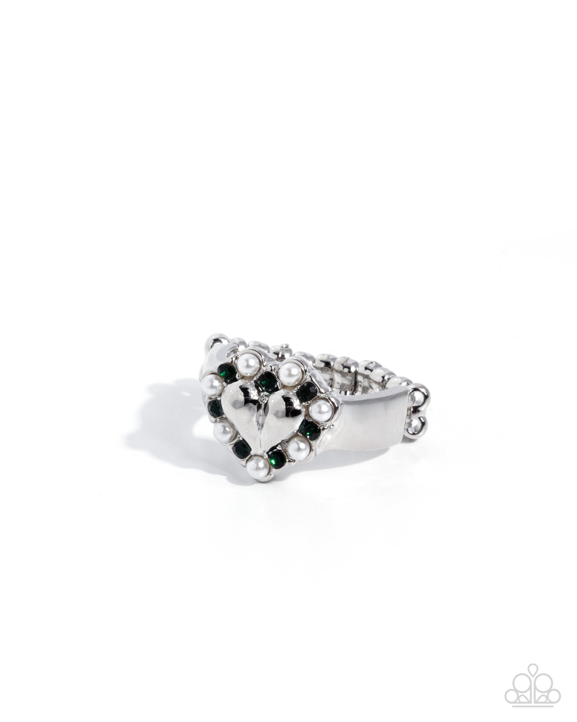Polished Patron - green - Paparazzi ring