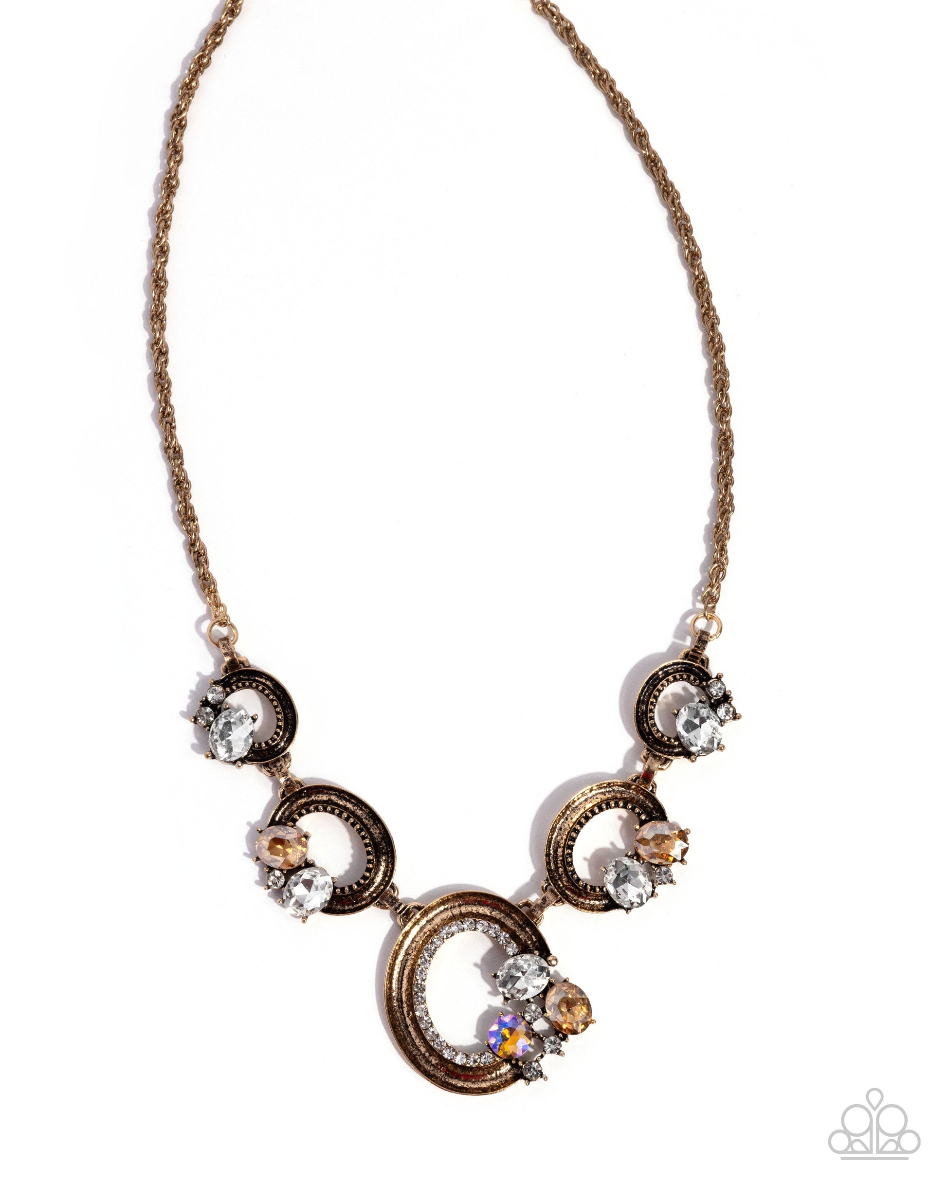 Polished Perch - gold - Paparazzi necklace
