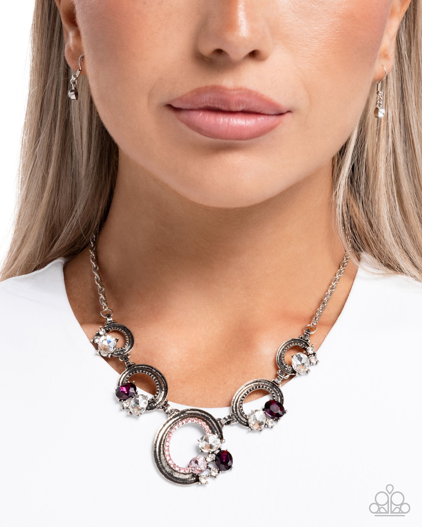 Polished Perch - pink - Paparazzi necklace