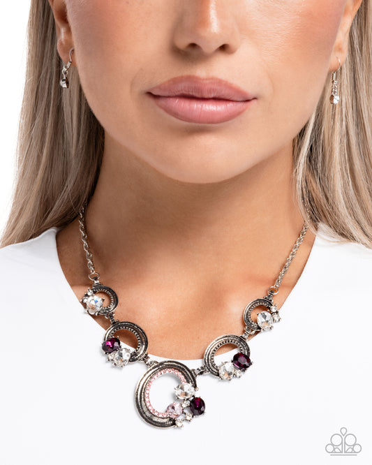 Polished Perch - pink - Paparazzi necklace