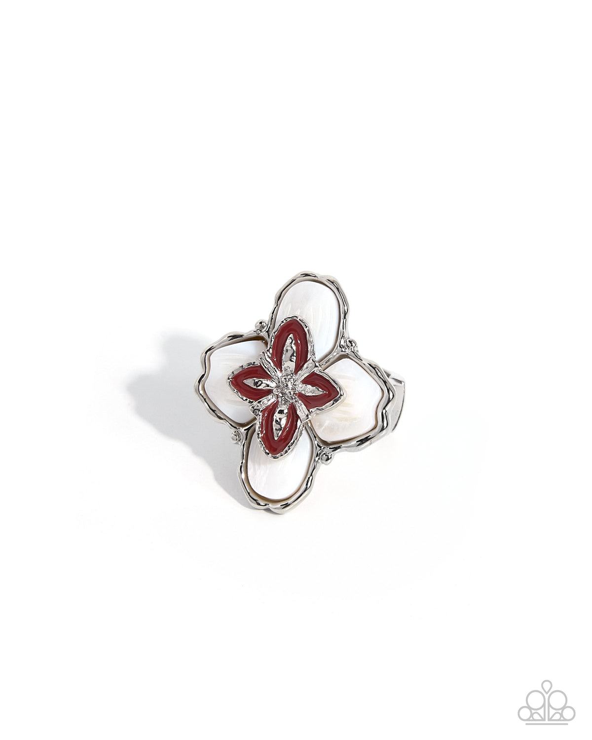 Polished Pollen - red - Paparazzi ring