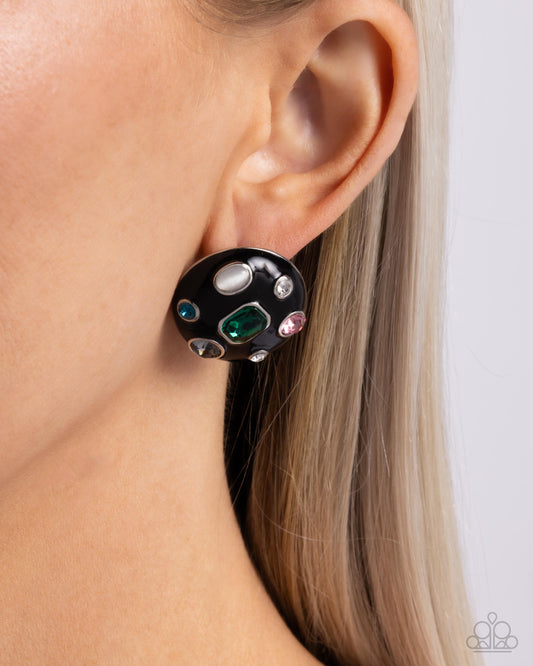 Polished Potential - multi - Paparazzi earrings