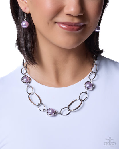 Polished Presto - purple - Paparazzi necklace