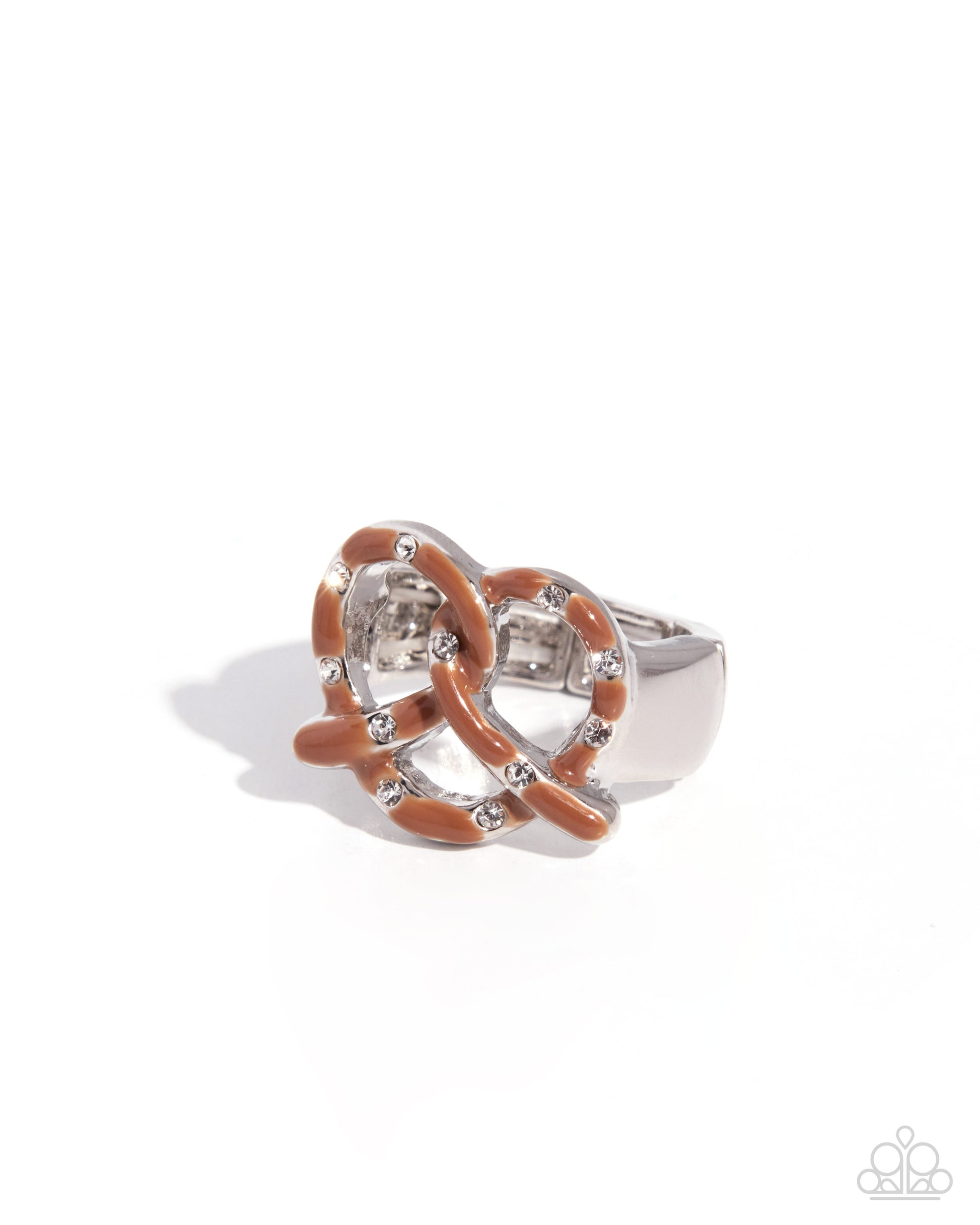 Polished Pretzel - brown - Paparazzi ring