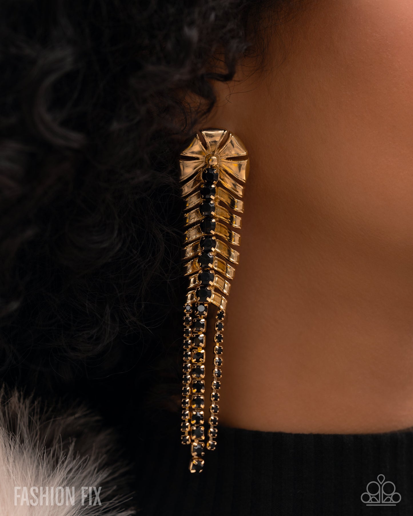 Polished Production - gold - Paparazzi earrings