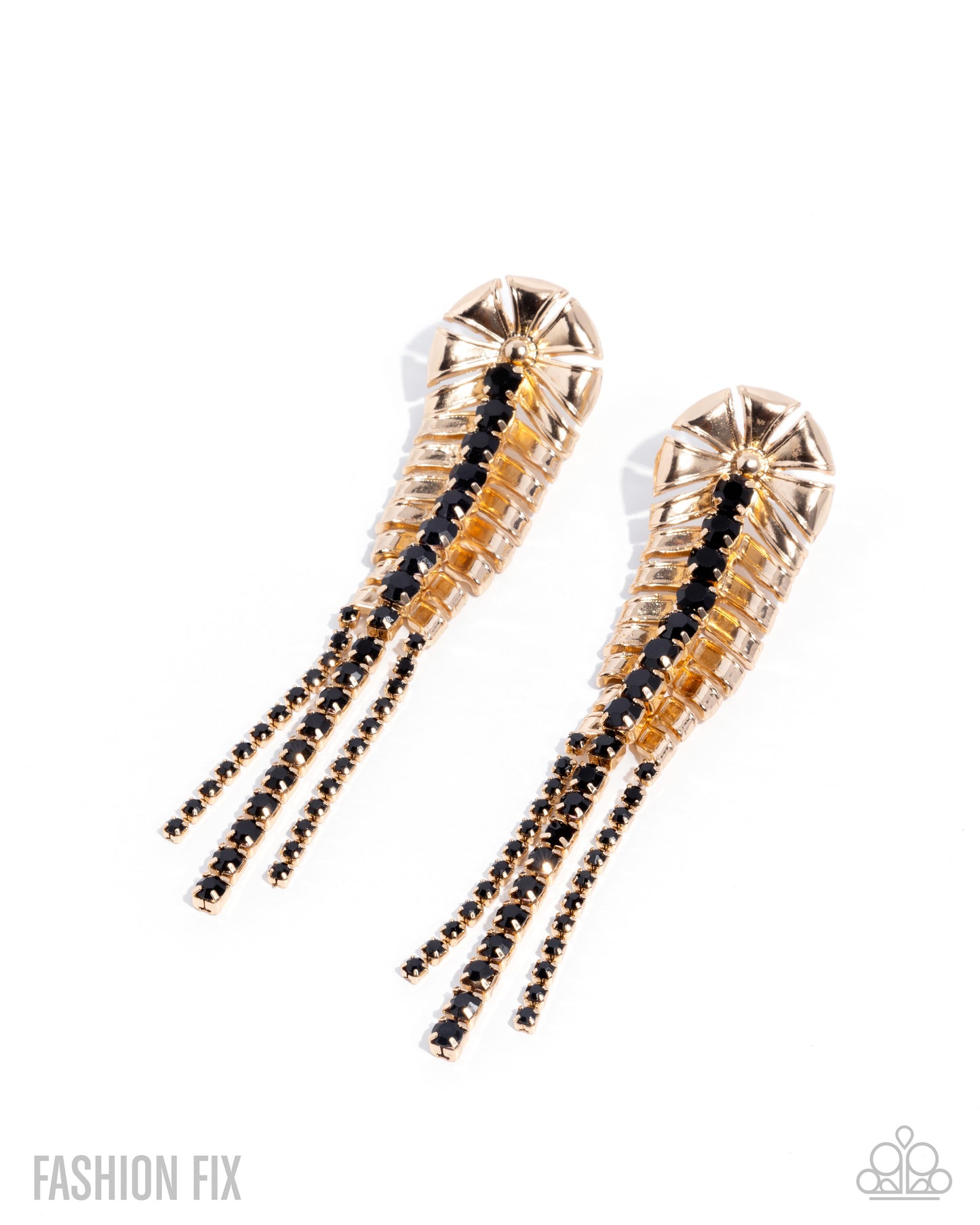 Polished Production - gold - Paparazzi earrings