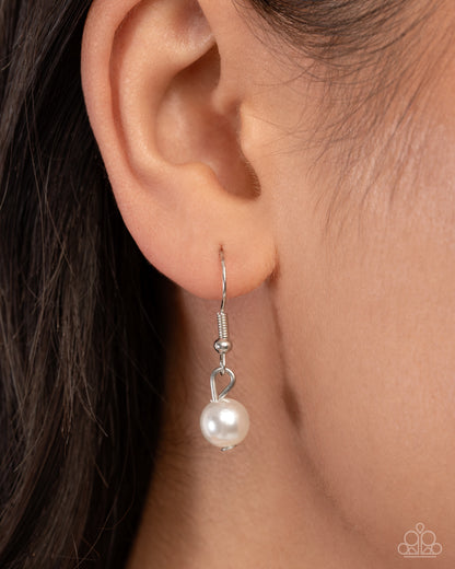 Polished Professional - white - Paparazzi necklace