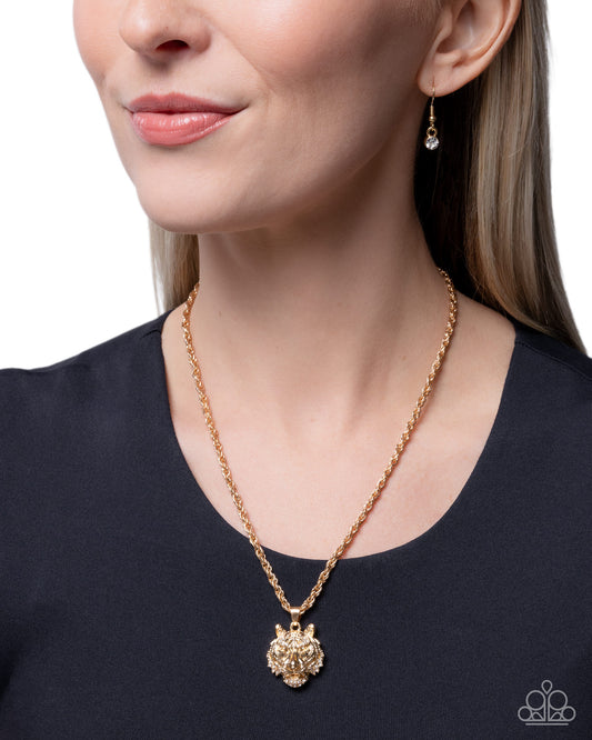 Polished Prowl - gold - Paparazzi necklace