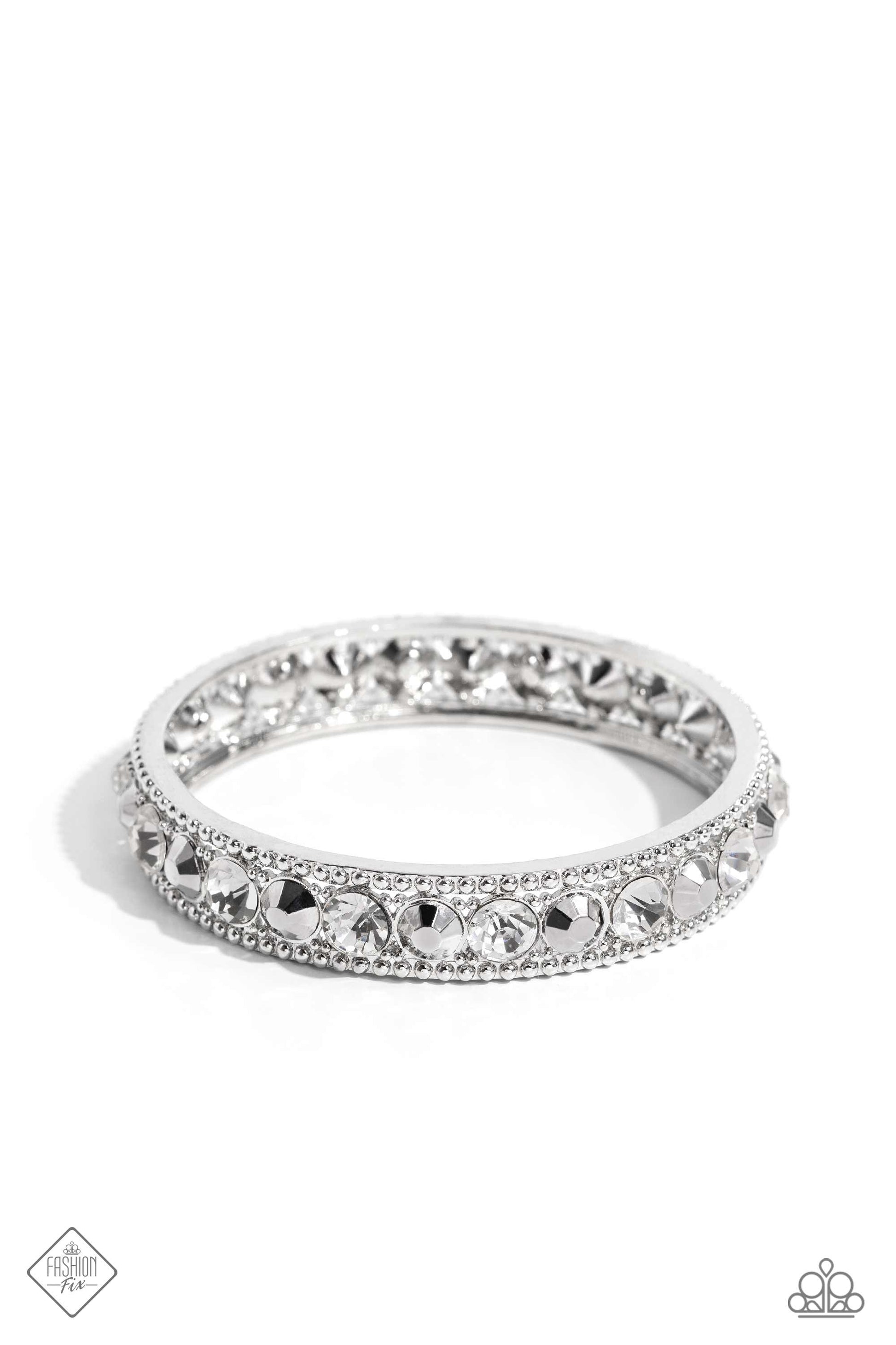Polishing Promise - white - Paparazzi bracelet