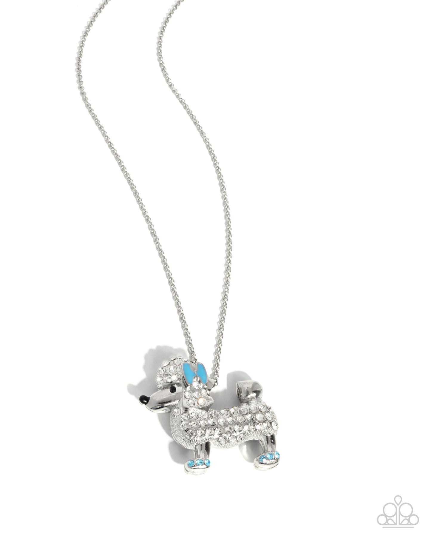 Poodle Pageantry - blue - Paparazzi necklace