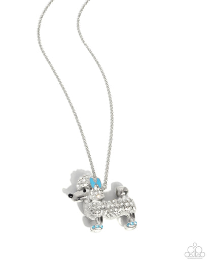 Poodle Pageantry - blue - Paparazzi necklace
