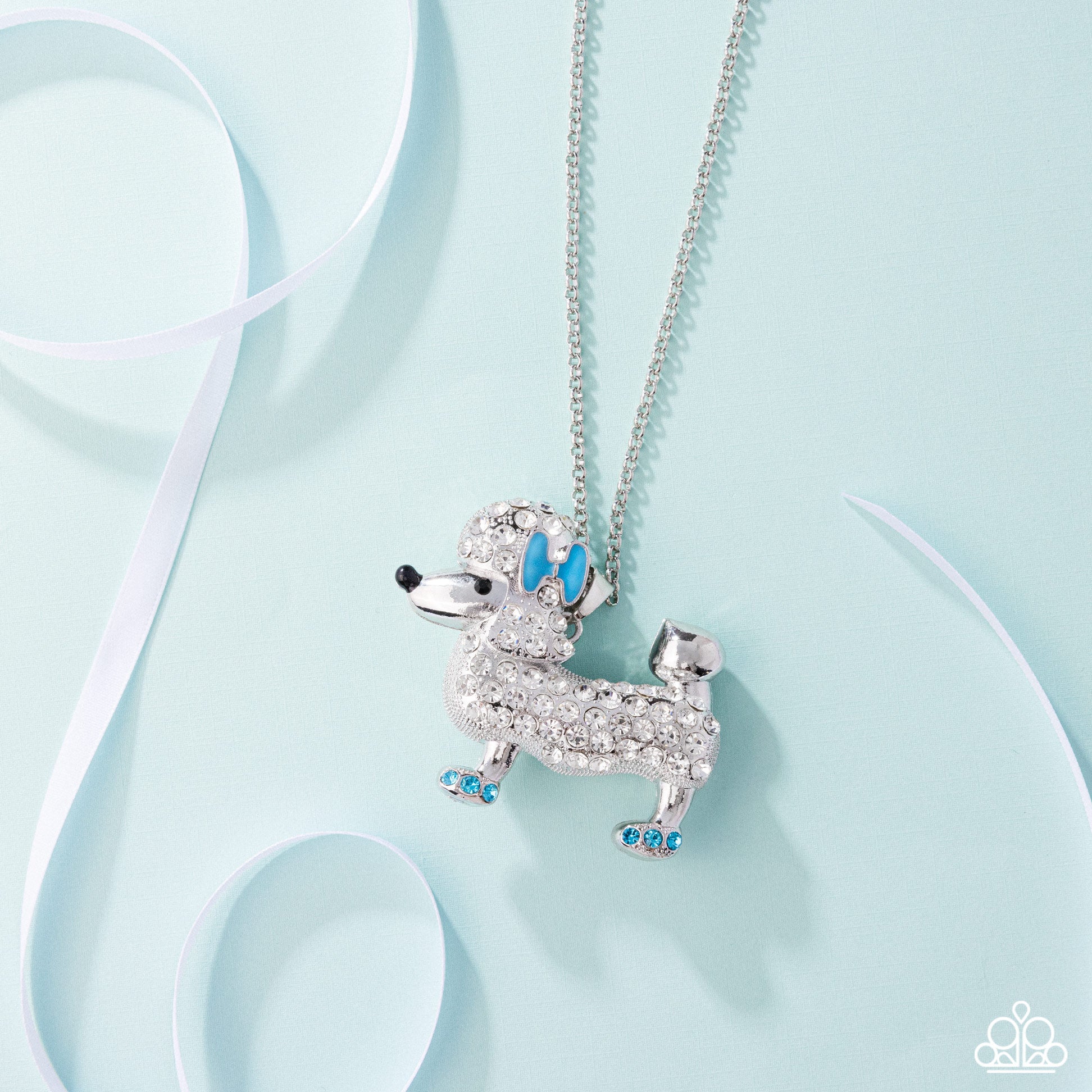 Poodle Pageantry - blue - Paparazzi necklace
