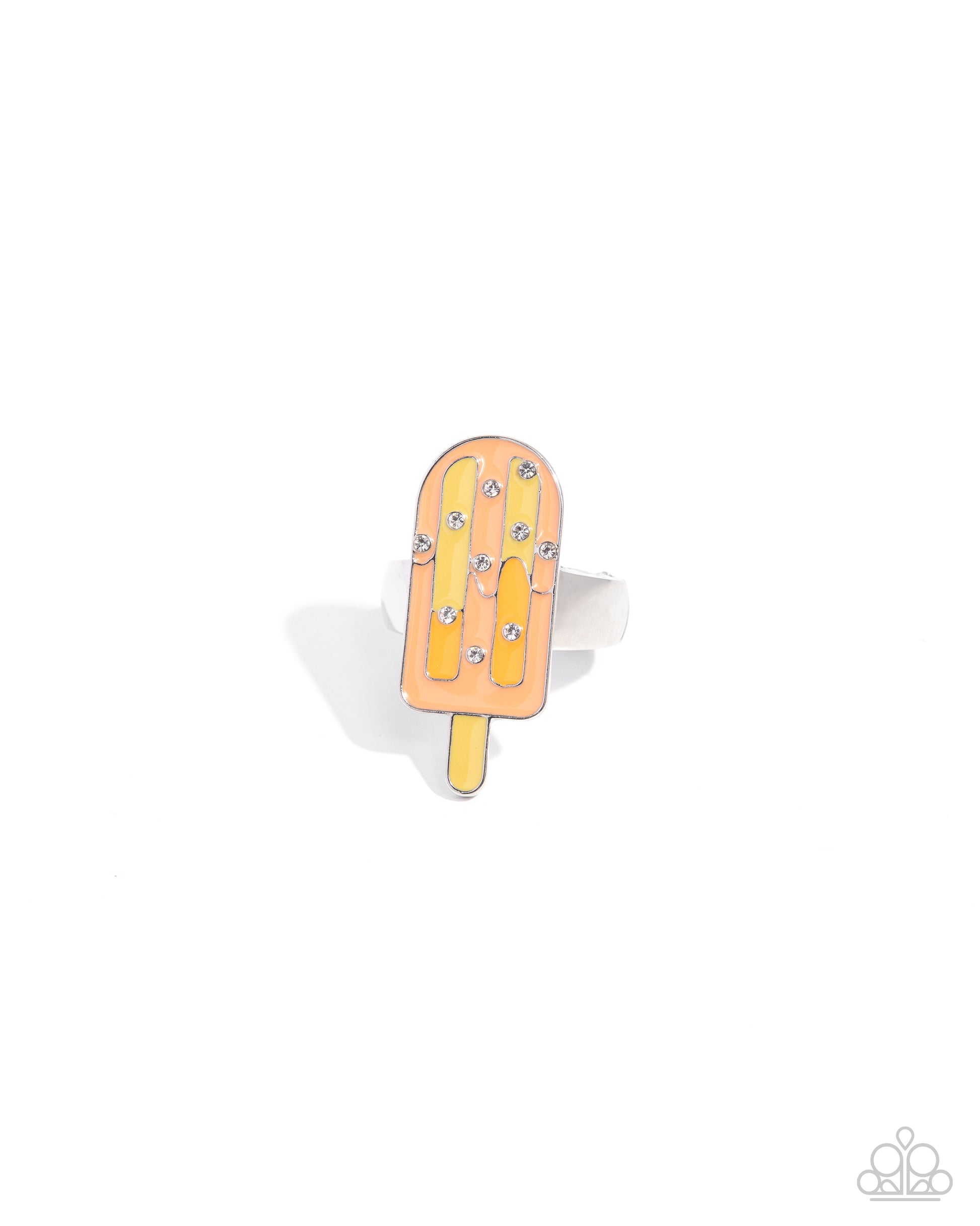 Poolside Treat - orange - Paparazzi ring