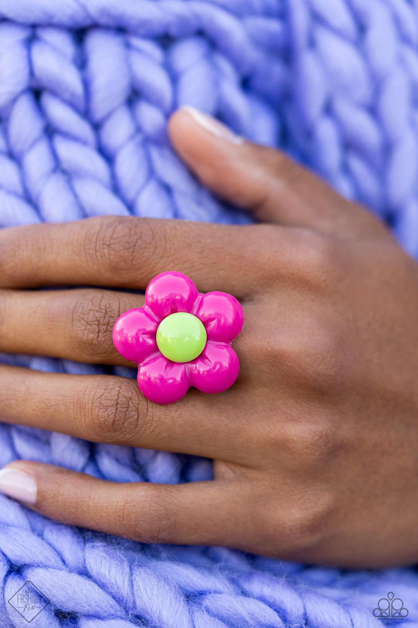 Poppin Paradise - pink - Paparazzi ring