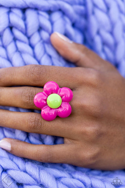Poppin Paradise - pink - Paparazzi ring