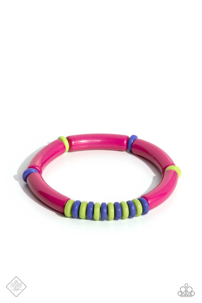 Poppin Pattern - pink - Paparazzi bracelet