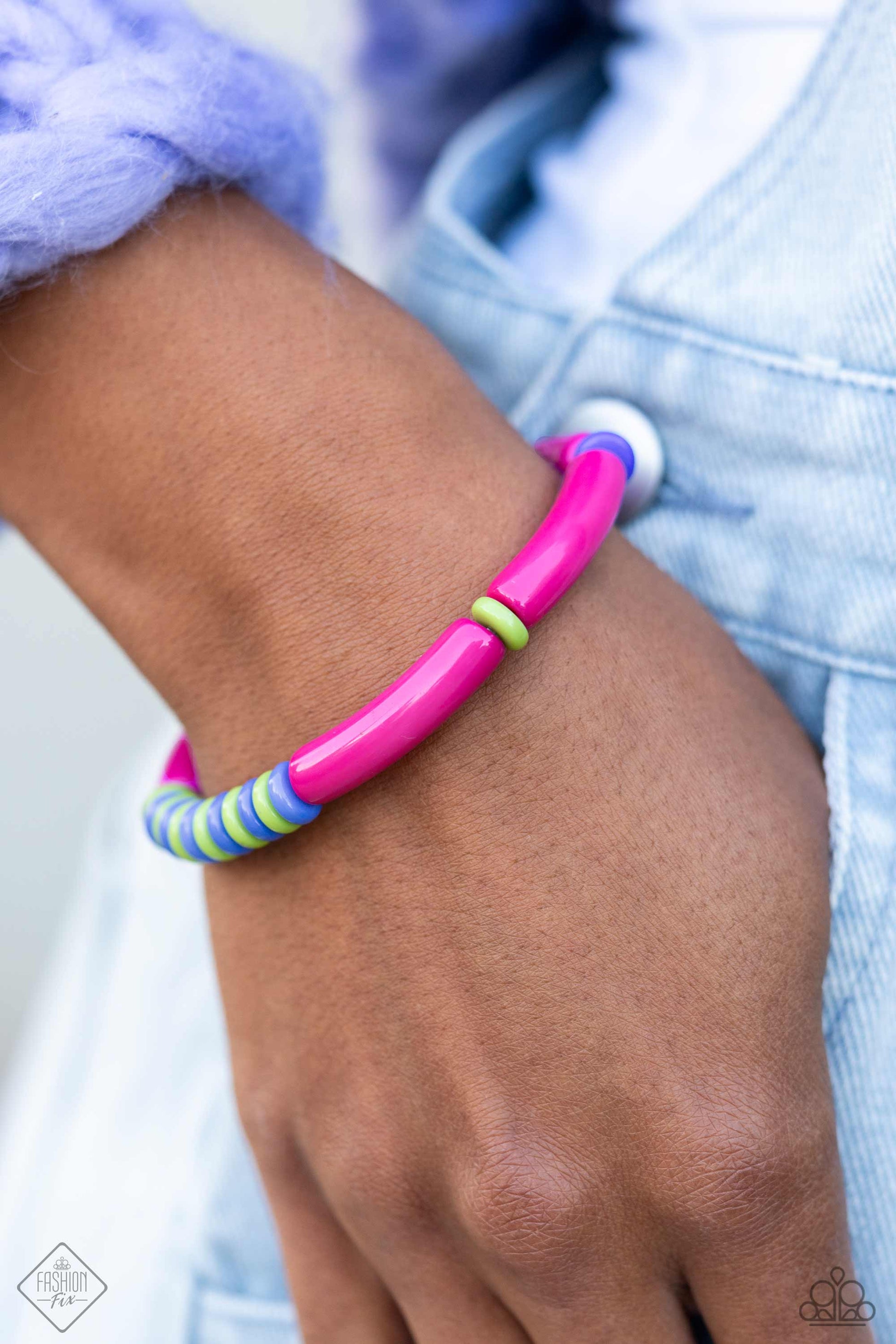 Poppin Pattern - pink - Paparazzi bracelet