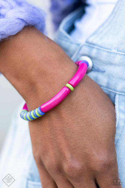 Poppin Pattern - pink - Paparazzi bracelet