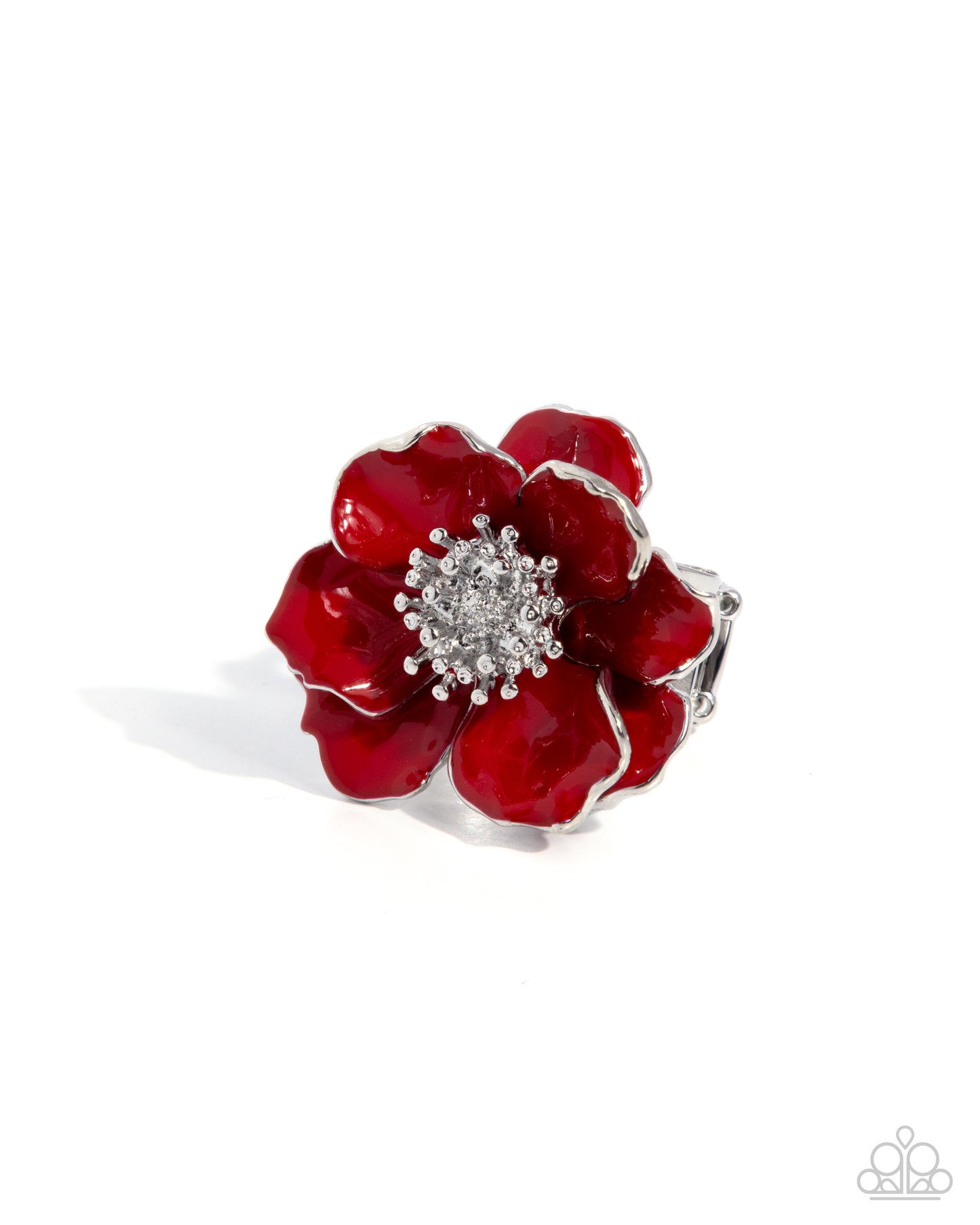 Poppy Power - red - Paparazzi ring