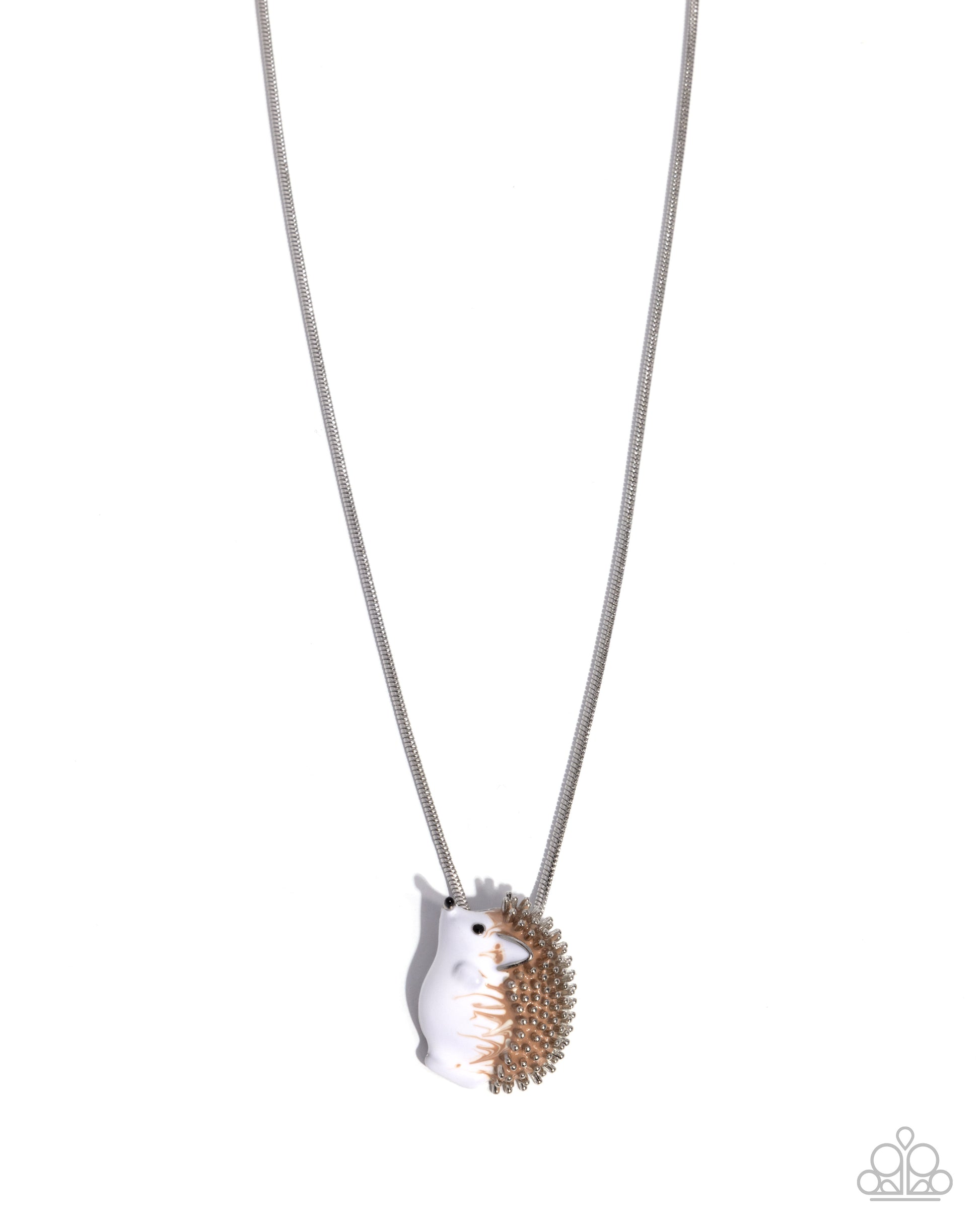 Porcupine Pizzazz - brown - Paparazzi necklace