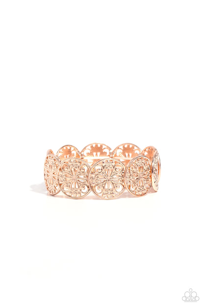 Portico Picnic - rose gold - Paparazzi bracelet