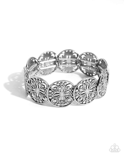 Portico Picnic - silver - Paparazzi bracelet