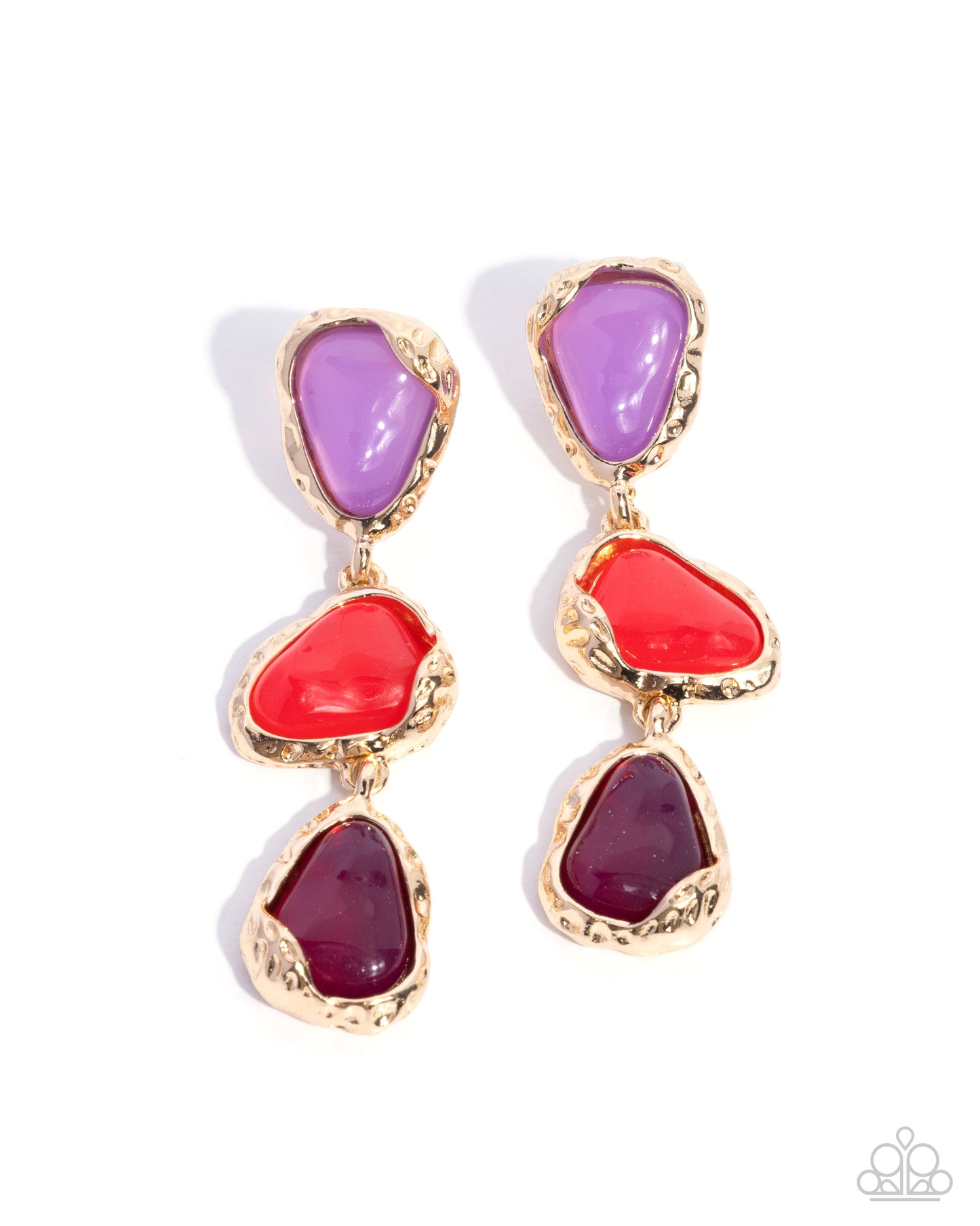Portrait Palooza - purple - Paparazzi earrings