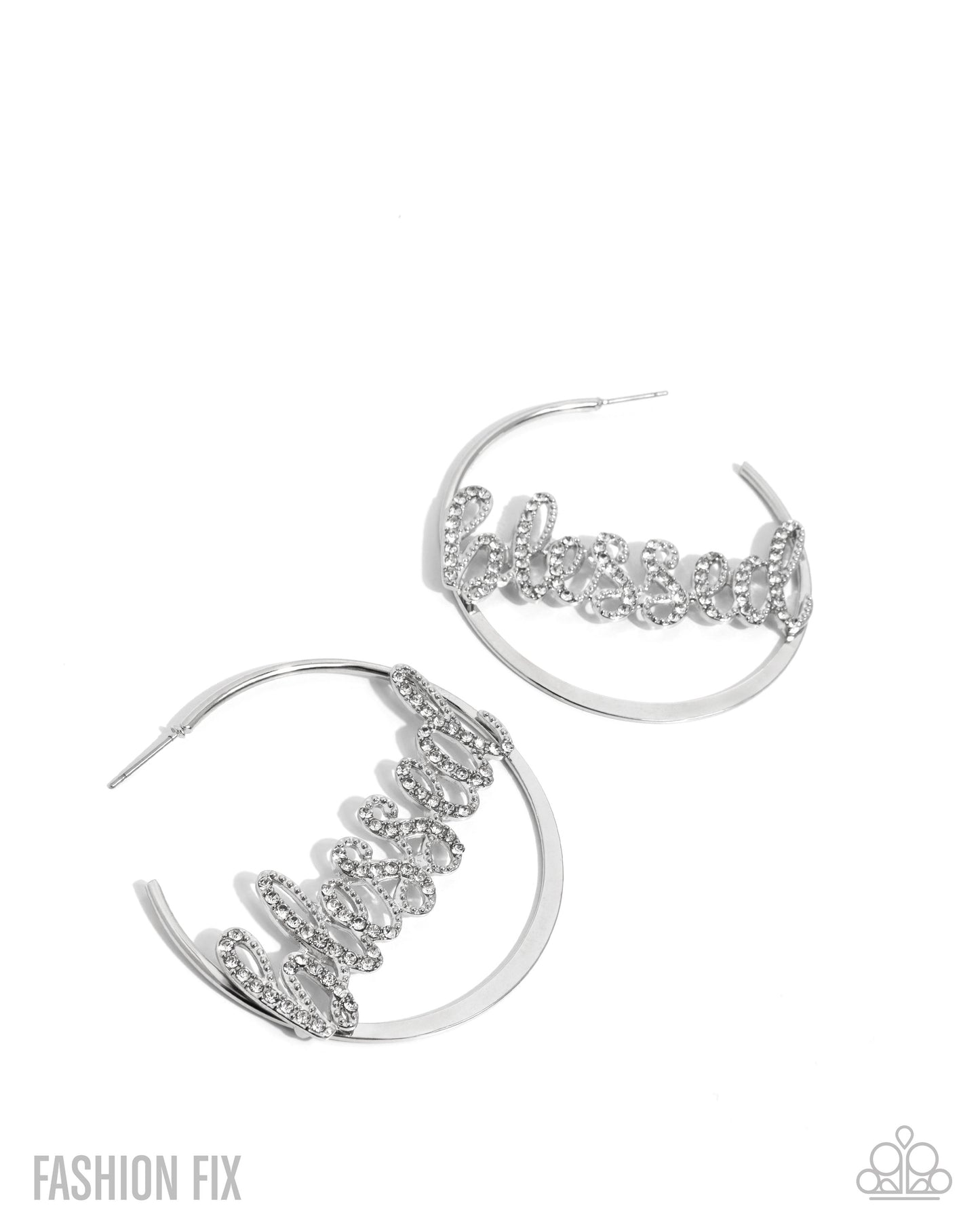Positive Mantra - white - Paparazzi earrings