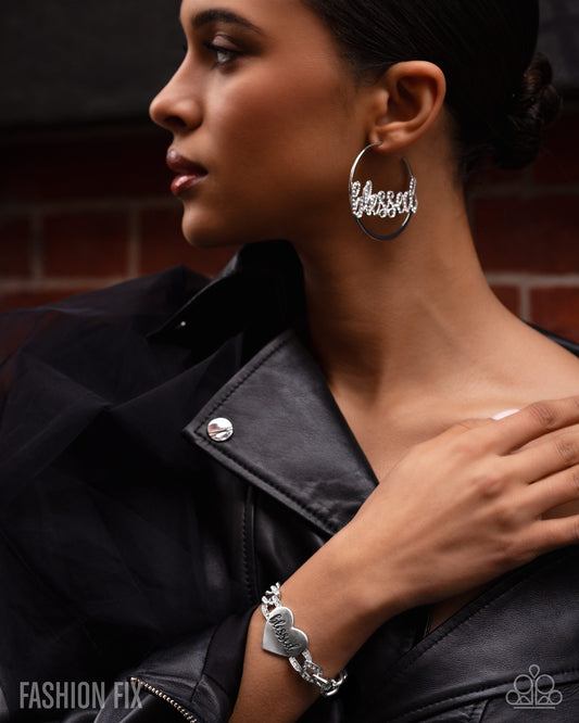 Positive Pose - white - Paparazzi bracelet