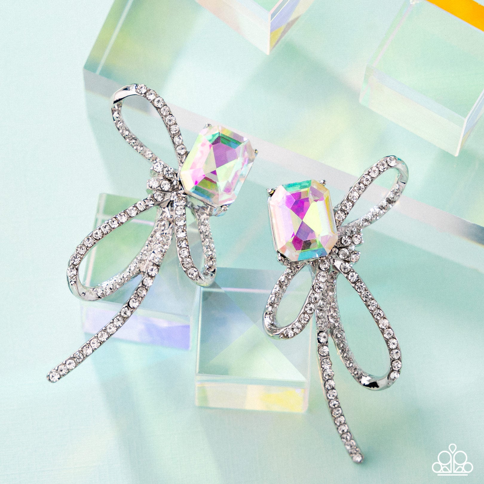 Positively Radiant - multi - Paparazzi  earrings