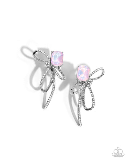 Positively Radiant - pink - Paparazzi earrings