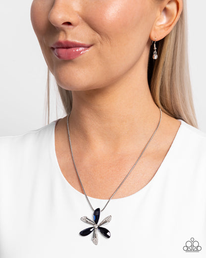 Potent Pattern - blue - Paparazzi necklace