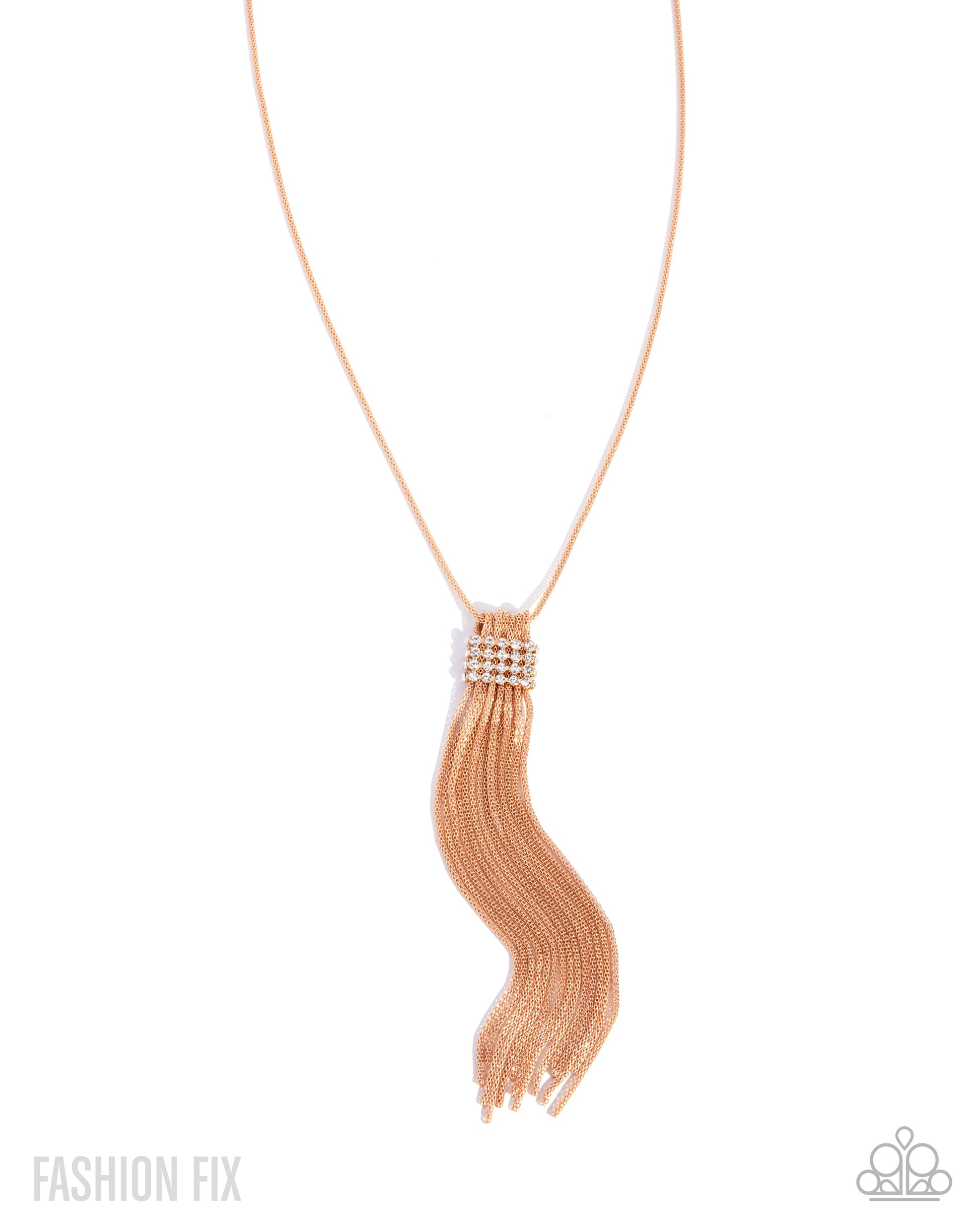 Power Period - gold - Paparazzi necklace