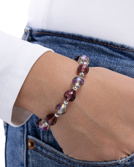 Powerhouse Pattern - purple - Paparazzi bracelet