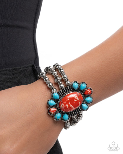 Prairie Protection - red - Paparazzi bracelet
